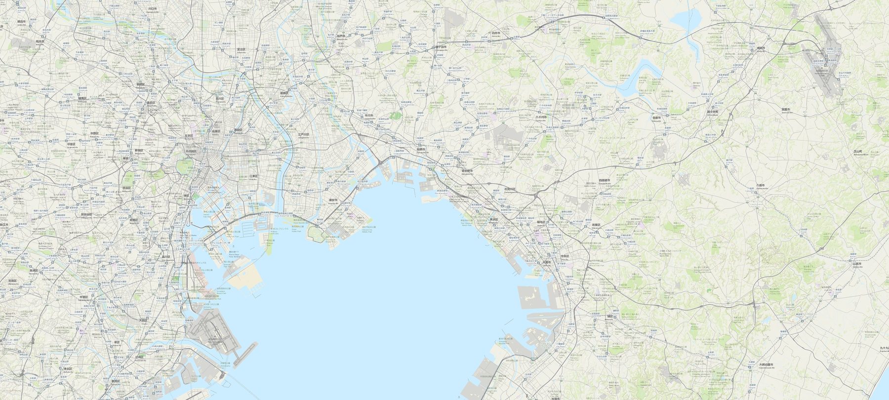 东京地图底图